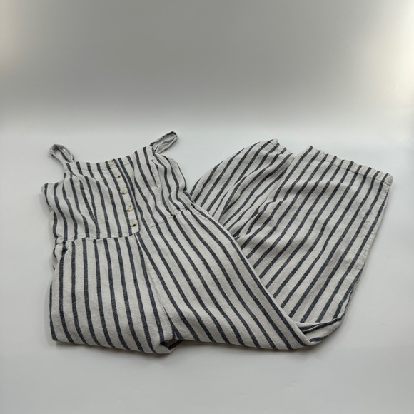 Old Navy Pants - Old Navy Blue & White Striped Tank Jumpsuit – Women’s S